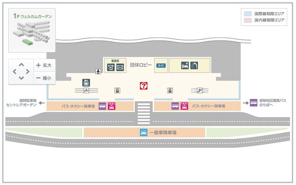 セントレア1階ウェルカムガーデン地図