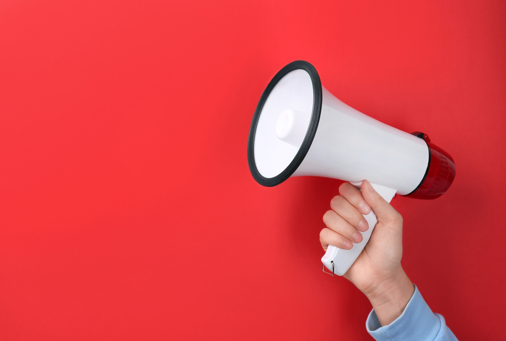 注意を促す赤い画像