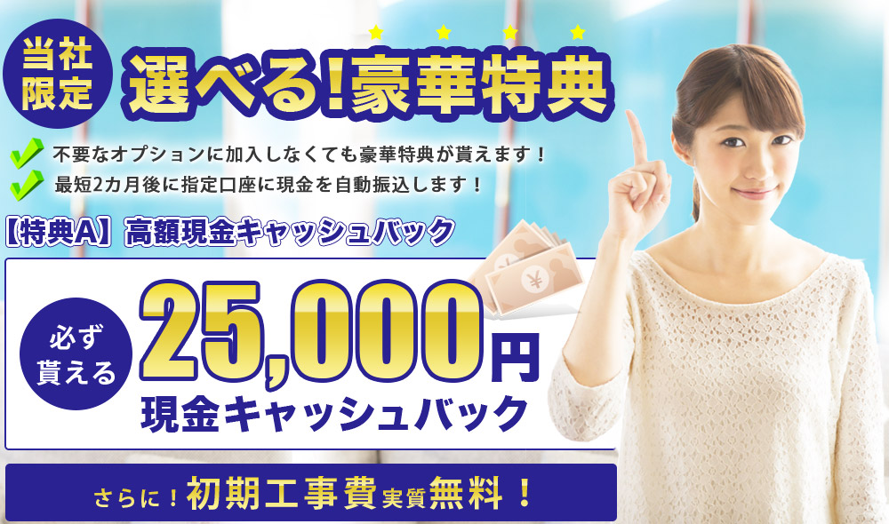 アウンカンパニー のBIGLOBE光のキャッシュバック金額