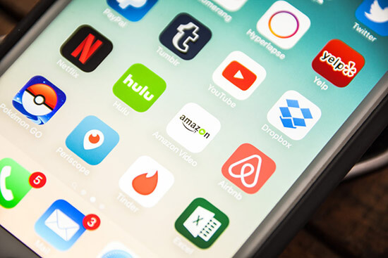 スマホのアプリケーション