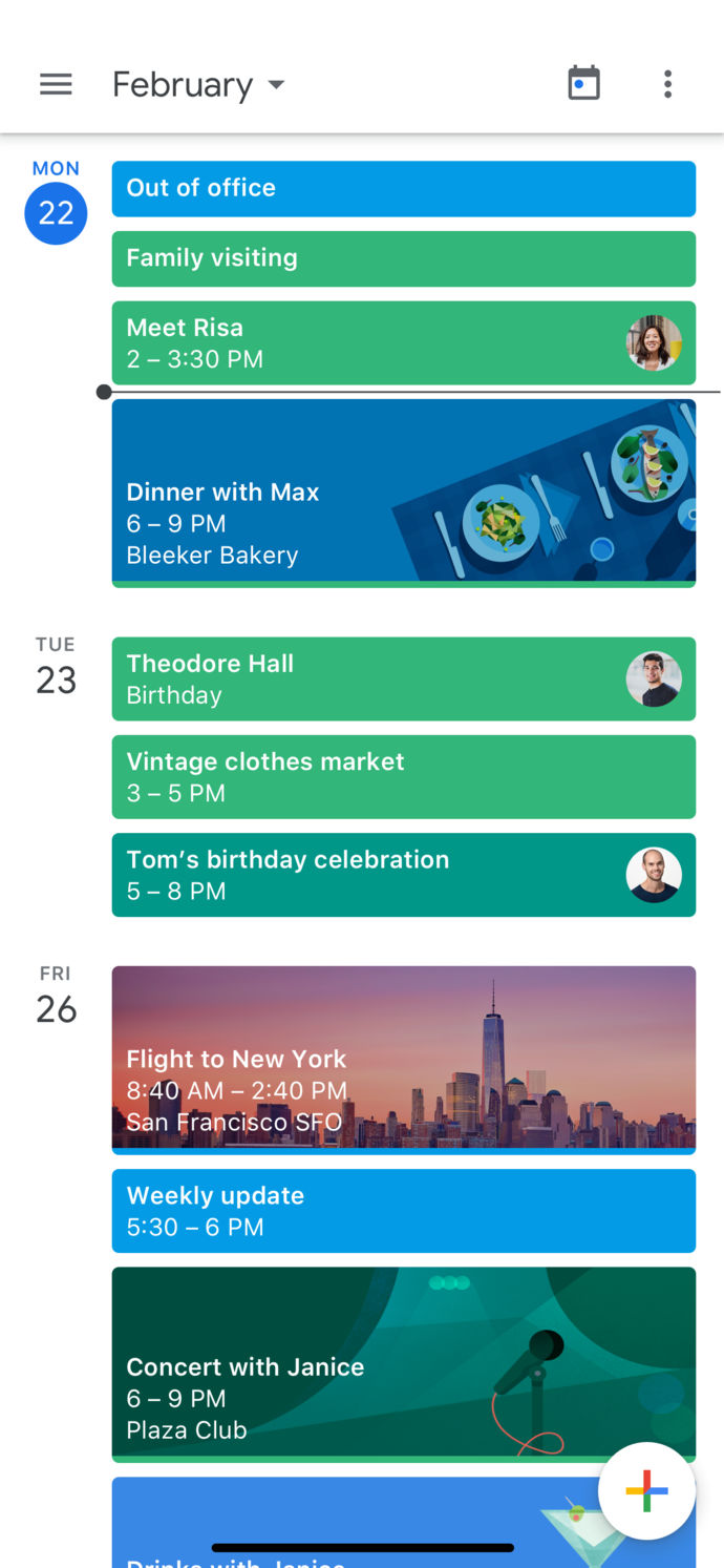 Google カレンダー