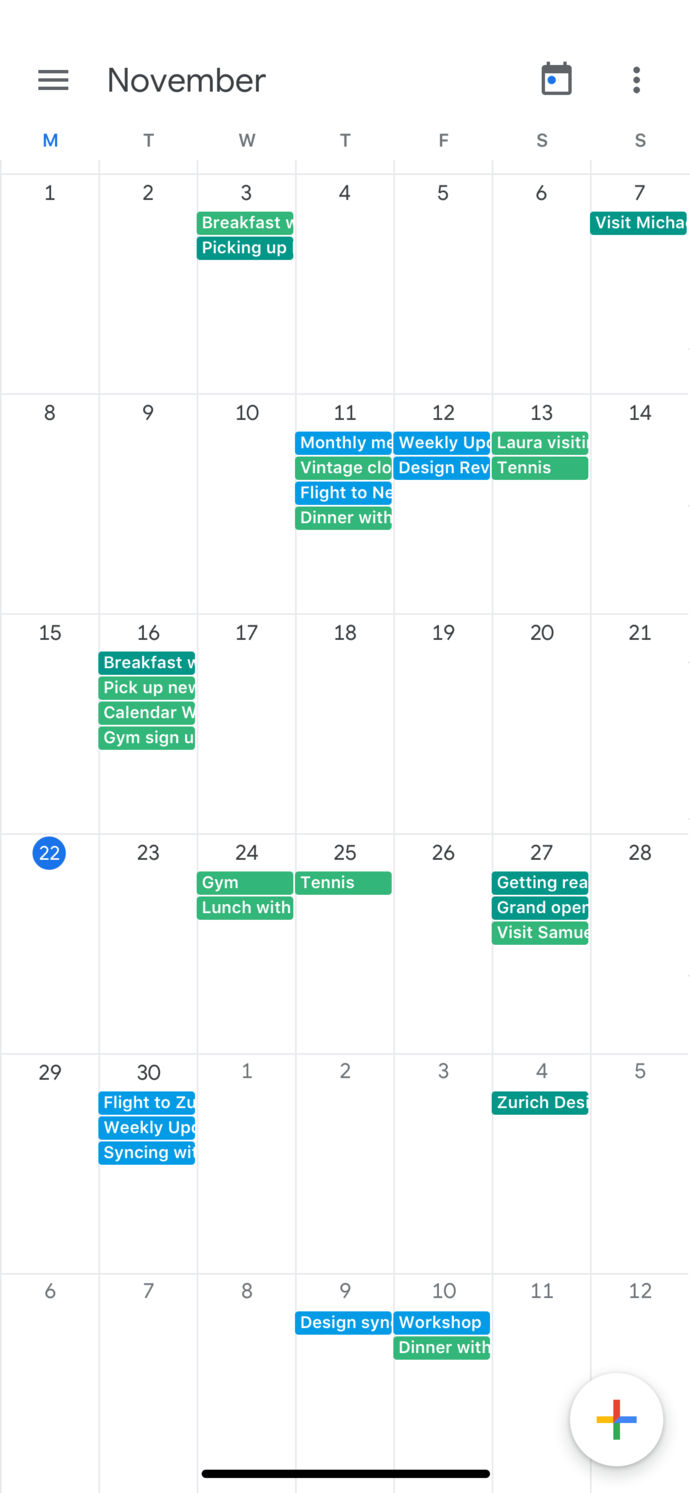 Google カレンダー