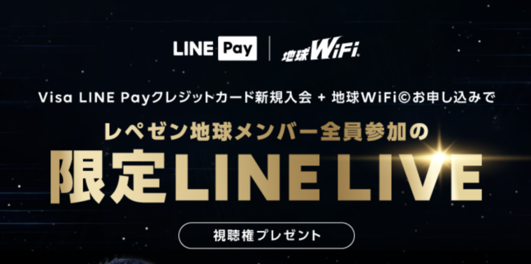 地球WiFiのキャンペーン画像②