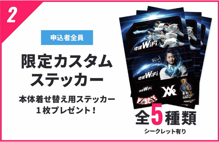 地球WiFiのキャンペーン②
