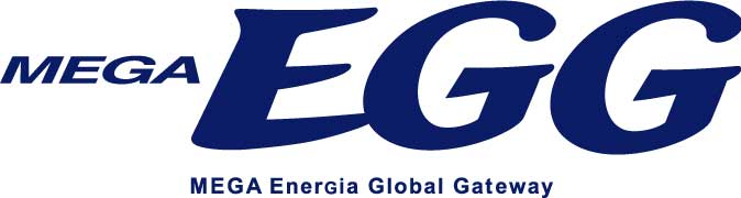 メガエッグ光ロゴ