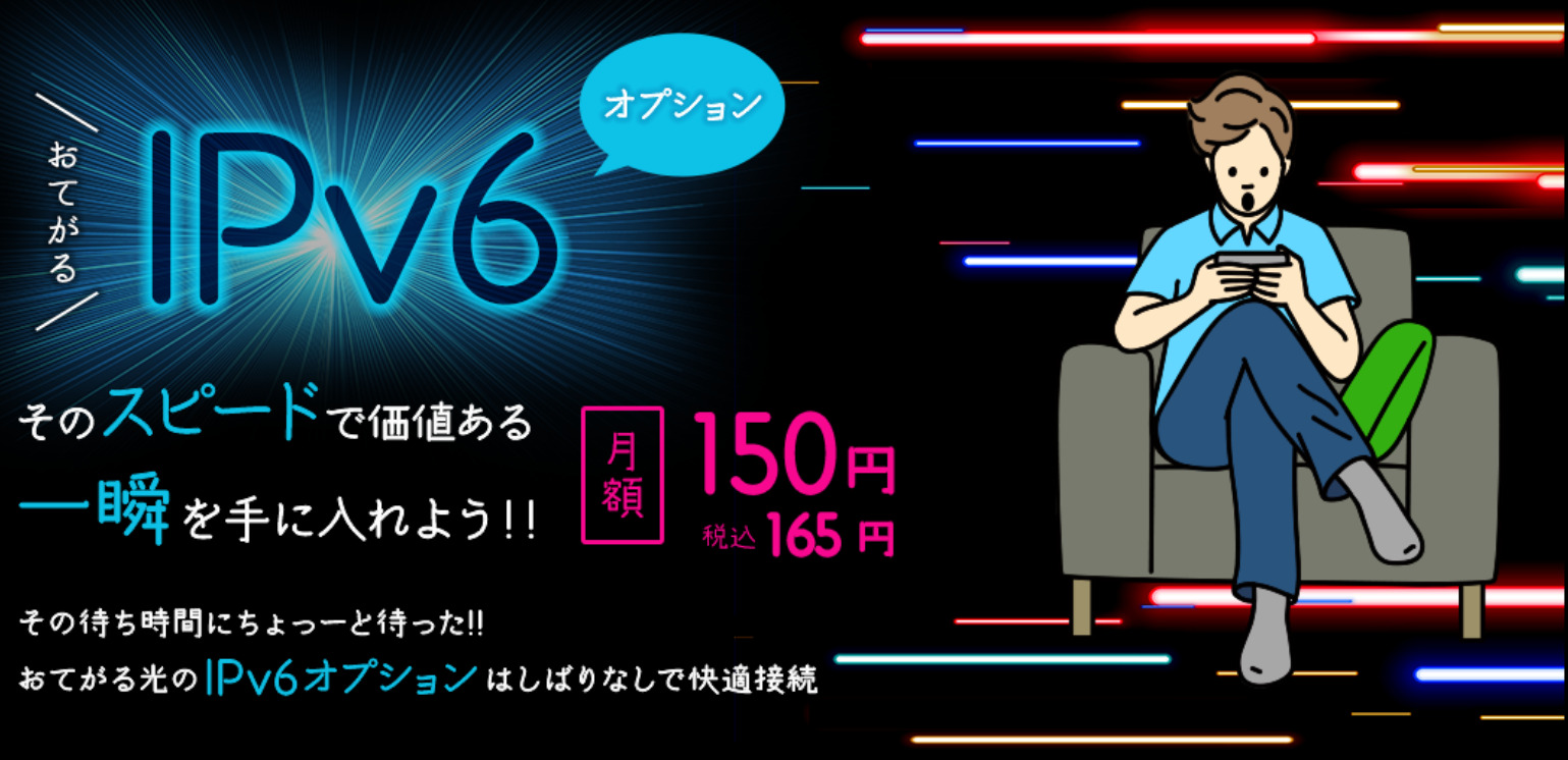 おてがる光の追加オプション