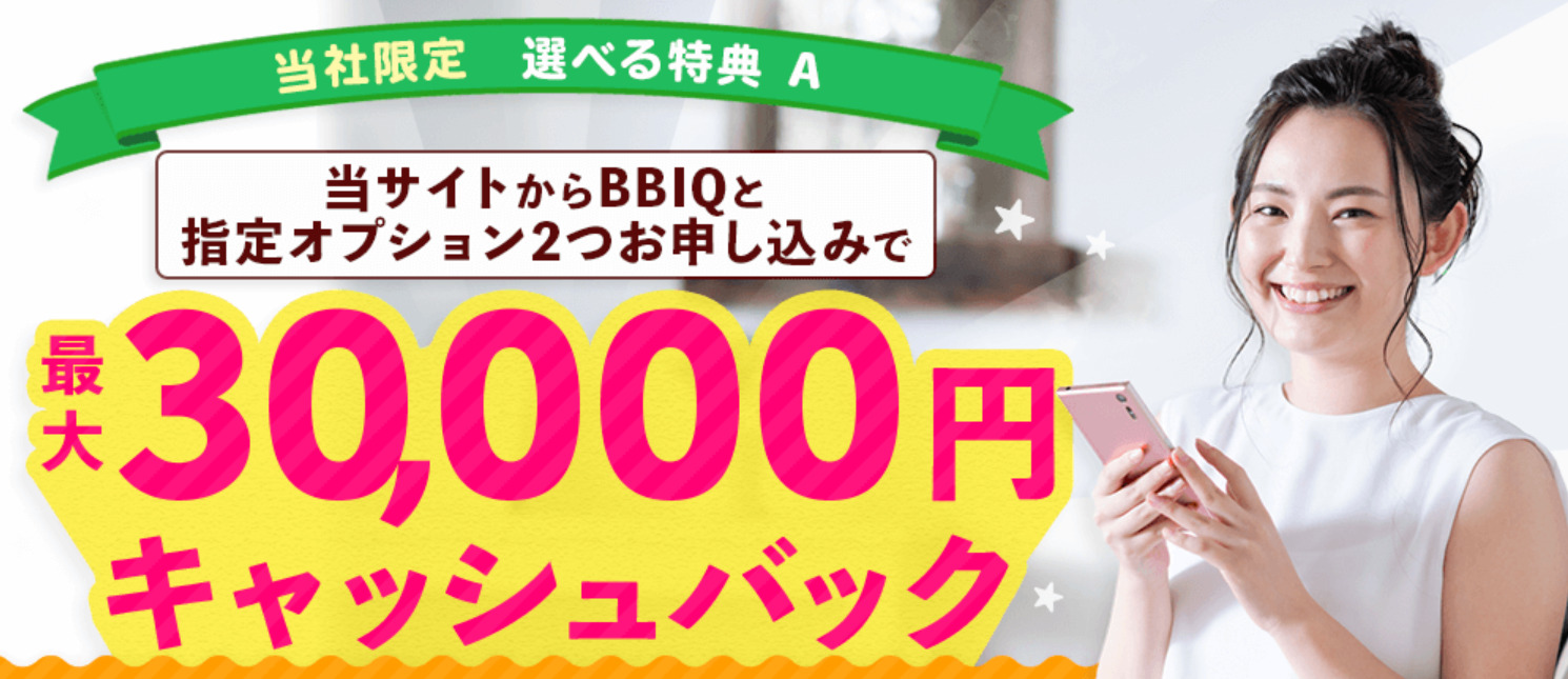 ビビック光のキャッシュバック